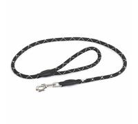 JULIUS-K9 IDC® Rope Lead - Black: 120cm Length, diameter 10mm
