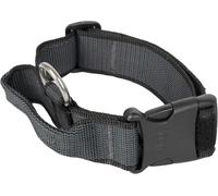 JULIUS-K9, 100HA-K-15-P Color & Grey K9 collar with handle, safety lock and log