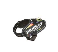 Julius-K9, 16IDC-JRBW-B1, IDC Powerharness, dog harness, Size: Baby 1, Rainbow