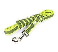 Julius-K9 Color & Gray Super-Grip Leash with Handle, 20 mm x 3 m, Neon-Gray