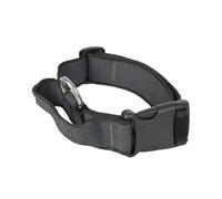 Julius-K9 Colour and Gray Fur Collar with Handle For Dog, Safety Lock and Interc