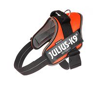 Julius-K9 Harness, Black, One Size,Orange (IDC Powair)