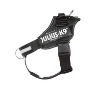 Julius-K9 Idc Dog Harness with Front Control Belt, Black, L/1
