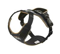 JULIUS-K9 IDC Longwalk Y-Harness, Black-Gray, Size: L
