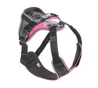 JULIUS-K9 IDC Longwalk Y-Harness, Pink-Gray, Size: 2XL