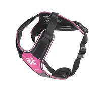 JULIUS-K9 IDC Longwalk Y-Harness, Pink-Gray, Size: XL