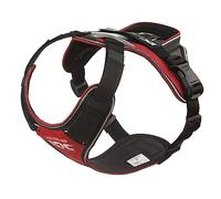 JULIUS-K9 IDC Longwalk Y-Harness, Red-Gray, Size: 2XS