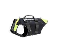JULIUS-K9 IDC Multifunctional 3in1 Dog Vest, Size: XL, Black and Neon
