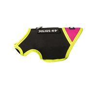 Julius-K9 IDC Neoprene Dog Jacket, Size: Baby 1, Black and Pink