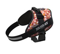 JULIUS-K9 IDC Powerharness, 2XL, no pull dog harness, Pink Flowers