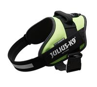 JULIUS-K9 IDC Powerharness, L, no pull dog harness, Neon Green