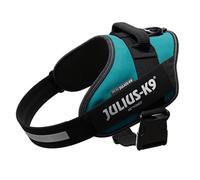 JULIUS-K9 IDC Powerharness, L, no pull dog harness, Petrol Green