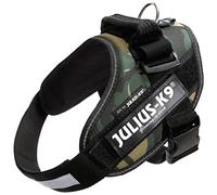 JULIUS-K9 IDC Powerharness, M, no pull dog harness, Camouflage