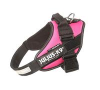 JULIUS-K9 IDC Powerharness, M, no pull dog harness, Dark Pink