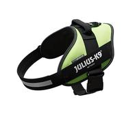 JULIUS-K9 IDC Powerharness, XL, no pull dog harness, Neon Green
