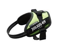 JULIUS-K9 IDC Powerharness, XS, no pull dog harness, Neon Green