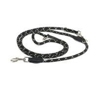 Julius-K9 IDC Adjustable Rope Leash, 12 mm x 2.2 m, Fluorescent Black