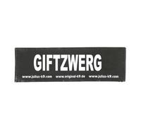 Julius-K9 Interchangeable Hook & Loop Patches, 1 pair, GIFTZWERG, Size: Small, Black