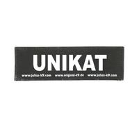 Julius-K9 Interchangeable Hook & Loop Patches, 1 pair, UNIKAT, Size: Small, Black