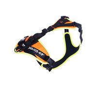 Julius-K9 Mantrailing Harness, Size: M, UV Orange with neon edge