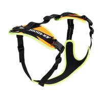 Julius-K9 Mantrailing Harness, Size: S, UV Orange with neon edge