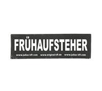 Julius-K9 Original Interchangeable Patch, Large, Black, Carnivore