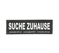 Julius-K9 Original Interchangeable Patch, Large, Black, Suche Zuhause