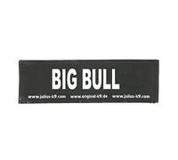 Julius-K9 Original Interchangeable Patch, Small, Black, Big Bull