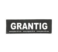 Julius-K9 Original Interchangeable Patch, Small, Black, Grantig