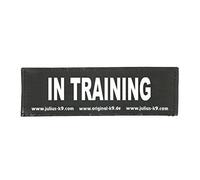 Julius-K9 Original Interchangeable Patch, Small, Black, In Training