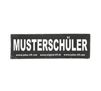 Julius-K9 Original Interchangeable Patch, Small, Black, Musterschüler