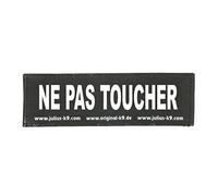 Julius-K9 Original Interchangeable Patch, Small, Black, Ne Pas Toucher