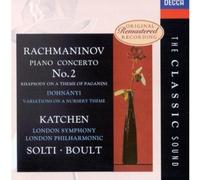Julius Katchen - Piano Concerto 2 / Rhapsody on a theme of Paganini / Variations on a Nursey Theme