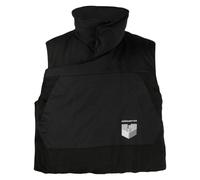 Julius logo-print sleeveless padded gilet - Black 1