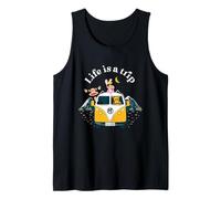 Julius The Monkey Bunny Girl Worry Bear Life is A Trip Tank Top