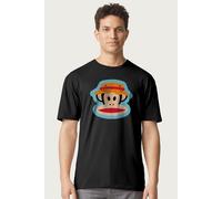 Julius The Monkey Fishing Hat T-Shirt Paul Frank Black L
