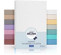 Julius Zöllner 8320113100, Fitted Jersey Sheet for Children's Beds, Size: 60 x 120 cm/ 70 x 140 cm, Colour: White