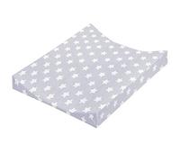 Julius Zöllner Changing Mat with 2 Corners 50 x 65 cm, Standard 100 by Oeko-Tex, Star Grey