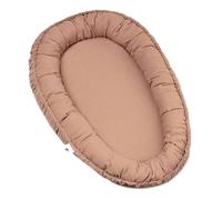 Julius Zöllner Nido Cuddly Nest | Lying Surface Approx. 60 x 35 cm | for Babies from Birth | 100% Cotton Muslin | Made in Germany | Oeko-Tex Standard 100 | Dune