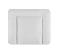 Julius Zöllner Softy Changing Mat 65 x 75 cm - Changing Mat - Waterproof and Wipe Clean - Made in Germany - Oeko-Tex Standard 100 - Plain Light Grey