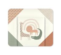 Julius Zöllner Softy Changing Mat 65 x 75 cm - Changing Mat - Waterproof and Wipe Clean - Made in Germany - Oeko-Tex Standard 100 - Wild Friends GD