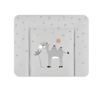 Julius Zöllner Softy Changing Mat 75 x 75 cm - Changing Mat - Waterproof and Wipe Clean - Made in Germany - Oeko-Tex Standard 100 - Savannah Grey