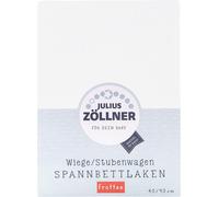 Julius Zöllner Terry Cloth Fitted Sheet for Cradles and Bassinets 90 x 40 cm A