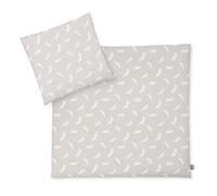 Julius Zöllner Twiggy Jersey Children's Bed Linen 80 x 80 cm + 35 x 40 cm, 2-Piece Set Consisting of Duvet Cover and Pillowcase, 100% Jersey Cotton, with Zip, Standard 100 by Oeko-Tex, Twiggy