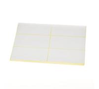 Juliyeh 96 Étiquettes Autocollantes Blanches 100x50mm,Grande Étiquette Autocollantes Blanc,Étiquettes Adresse et Colis.