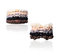 JULIYOOYO 10PCS Hair Scrunchie for Women Satin Hair Tie Suitable for Thin and Thick Hair Soft Hairbands Ponytail Holder Classic Elastic Hair Bands No Damage(Multi-color)