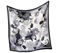 Julunar Silk Like Head Scarf for Women - Satin Large Hair Scarves - 35" Square Silk Hair Wrap for Sleeping with Gift Packed