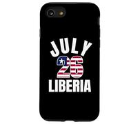 July 26 Liberia Independence Day Apparel Case for iPhone SE (2020) / 7 / 8