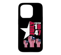 July 26 Liberia Independence Day Love Liberia Flag Fist Case for iPhone 15 Pro