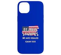 July 4th Bible Verse "BY JESUS STRIPES WE ARE HEALED" Case for iPhone 14 Plus